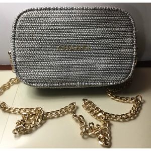 Chanel, makeup bag, added chain, lovely piece